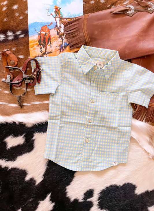 Spring button down